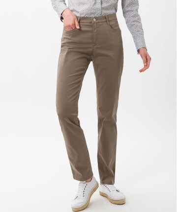 BRAX Regular Chino Pants 'Carola' in Grey: front