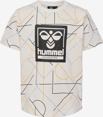 T-Shirt 'Carlos' Hummel en blanc : devant