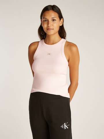 Calvin Klein Jeans - Top em rosa: frente