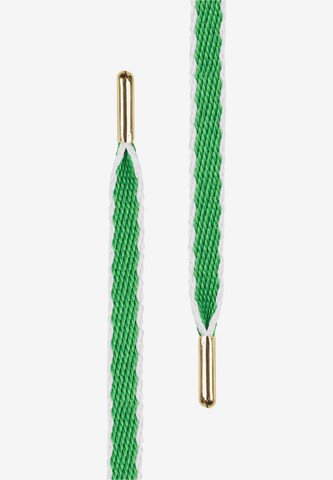 TUBELACES Shoe Accessories 'Gold Rope Hook Up Pack' in Green: front