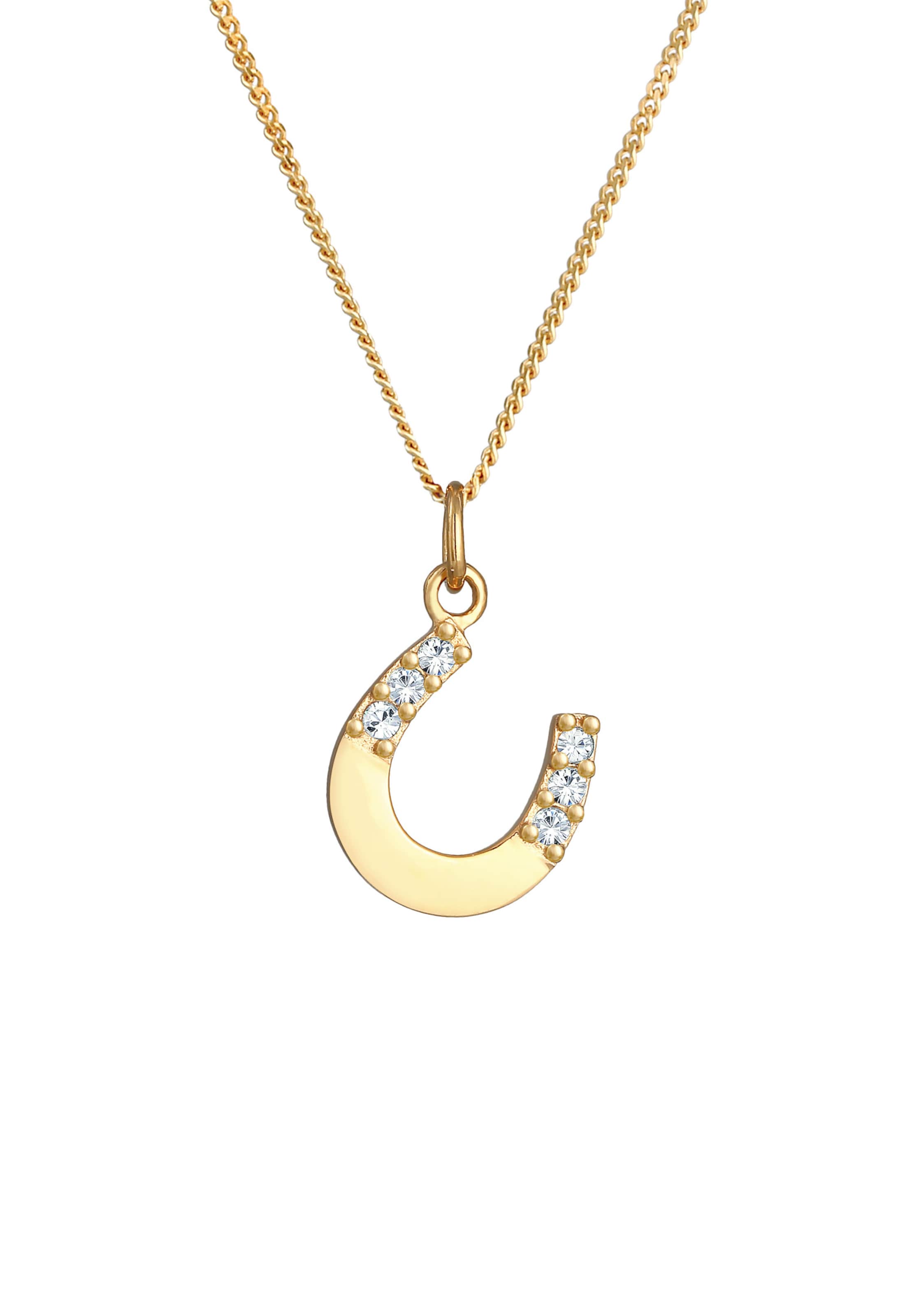 ELLI Ketting ' Hufeisen' in Goud