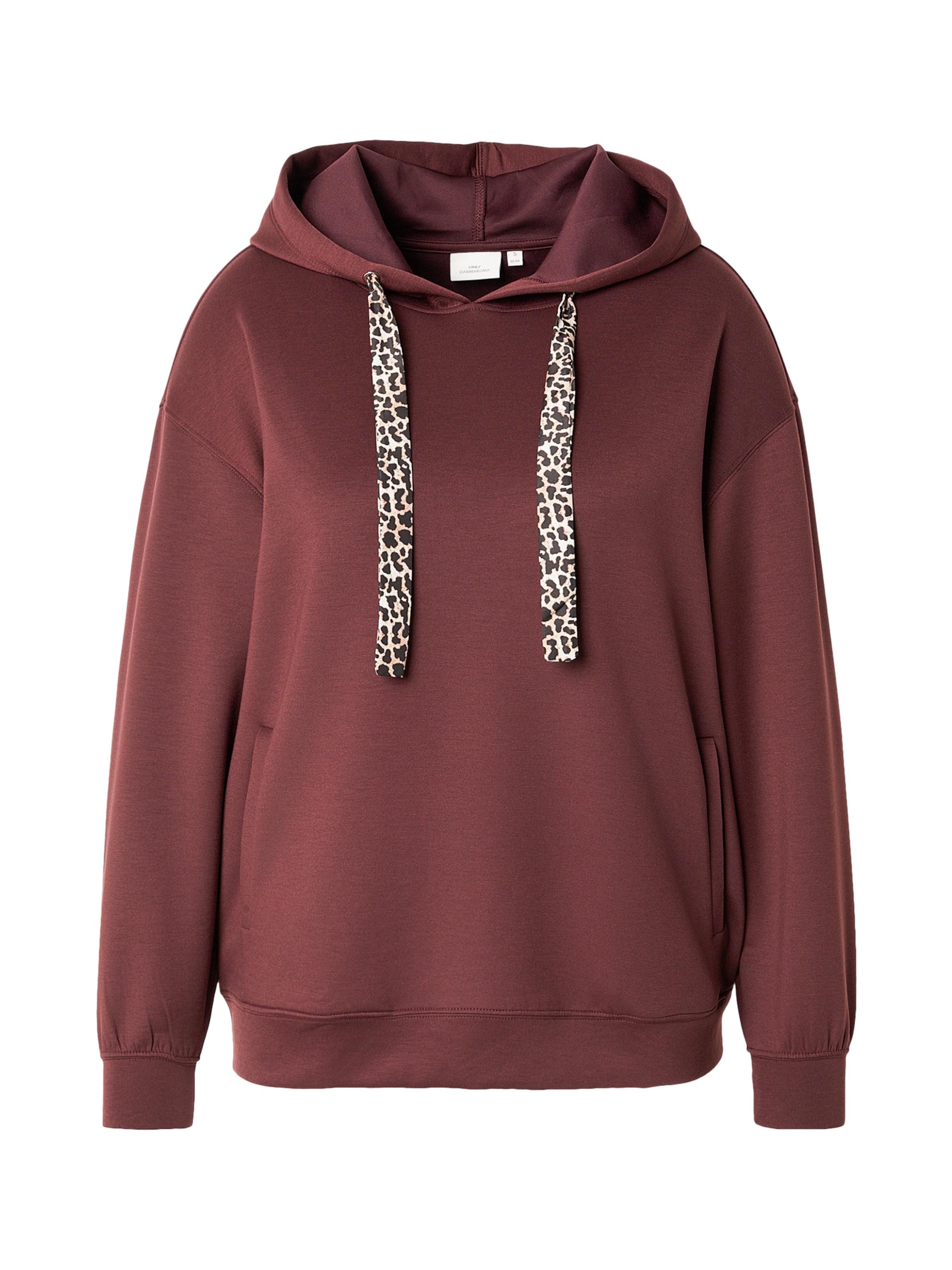 ONLY CarmakomaSweater majica 'CARALINA' - smeđa boja: prednji dio