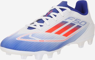 ADIDAS PERFORMANCE Chaussure de foot 'F50 CLUB' en bleu / rouge orangé / blanc, Vue avec produit