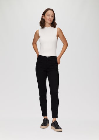s.Oliver Slim fit Trousers in Black