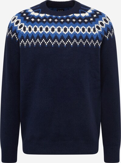 GAP Пуловер в синьо / нейви синьо / бяло, Преглед на продукта