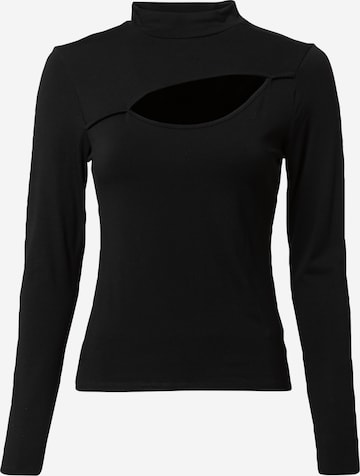 Tricou de la NU-IN pe negru: față