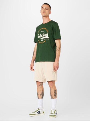 JACK & JONES T-Shirt 'MIKK' in Grün