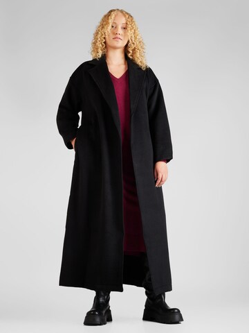 Manteau mi-saison 'CLARA' Object Curve en noir