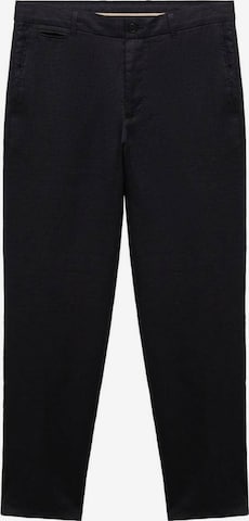MANGO MAN Slim fit Chino Pants 'Oyster' in Black: front