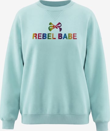 MYMO - Sweatshirt em azul: frente