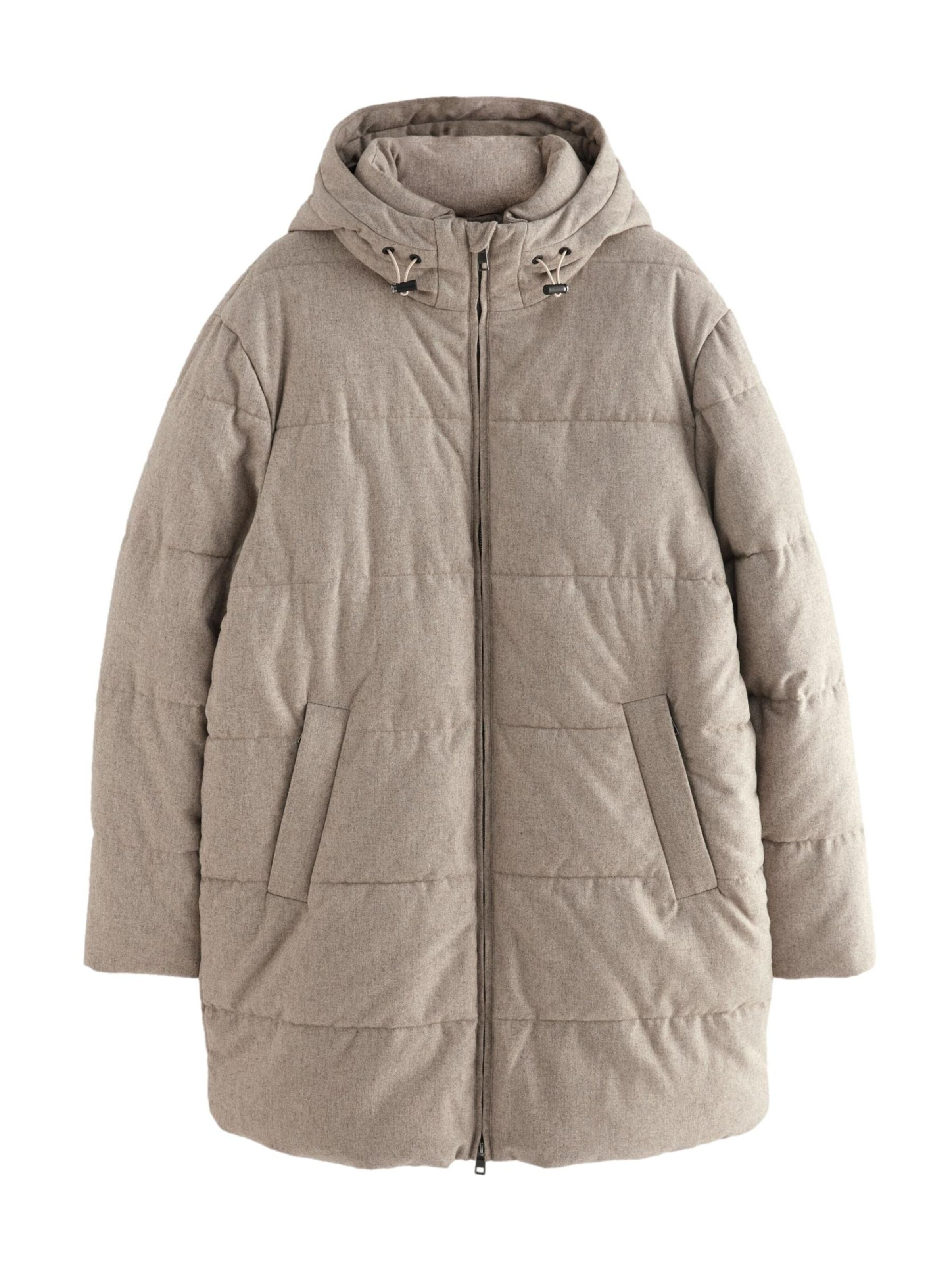 Next Mantel in Beige: Vorderseite