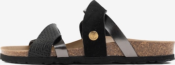 Zoccoletto 'BIARRITZ' di Bayton in nero: frontale