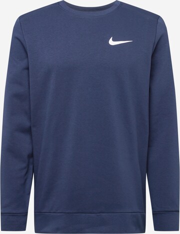 Felpa sportiva di NIKE in blu: frontale