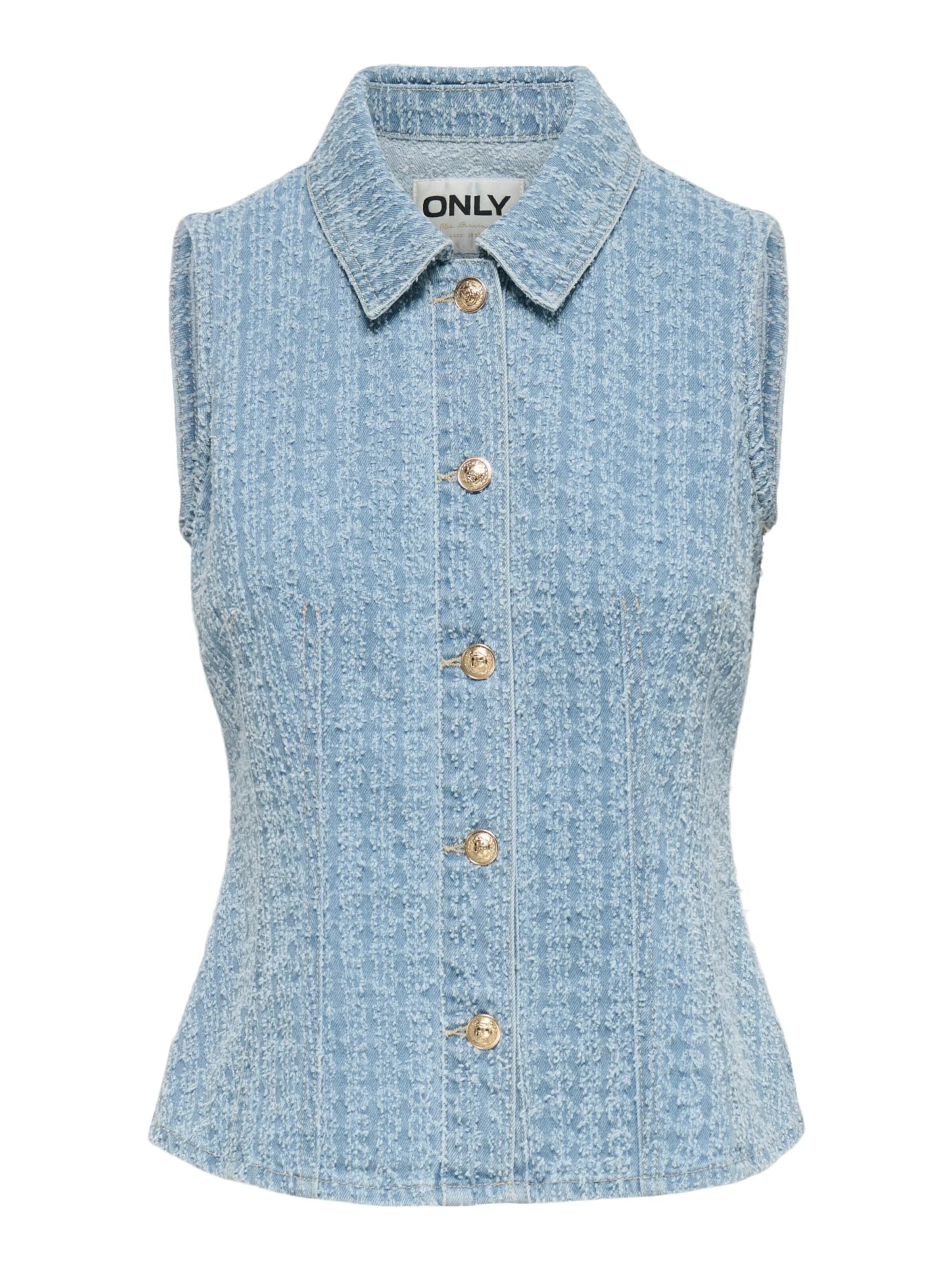 ONLY Bodywarmer in Blauw: voorkant