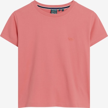T-shirt 'Essential' Superdry en rose : devant