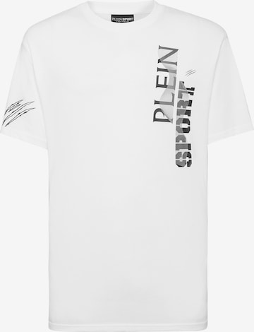 T-Shirt 'Wave' Plein Sport en blanc : devant