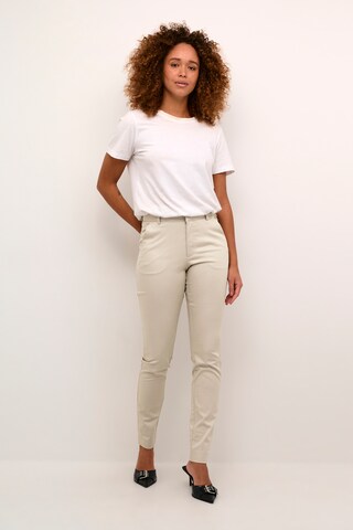 Kaffe Regular Broek 'Lea' in Beige