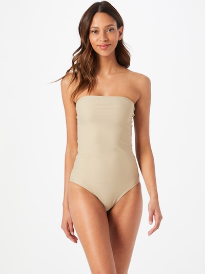 Costum de baie întreg OW Intimates pe bej, Vizualizare model