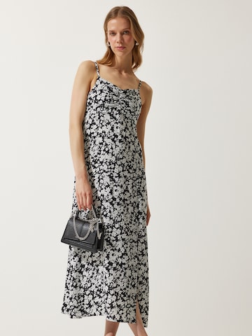 Happiness İstanbul Καλοκαιρινό φόρεμα σε μαύρο: μπροστά