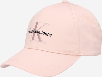 Șapcă de la Calvin Klein Jeans pe roz: față