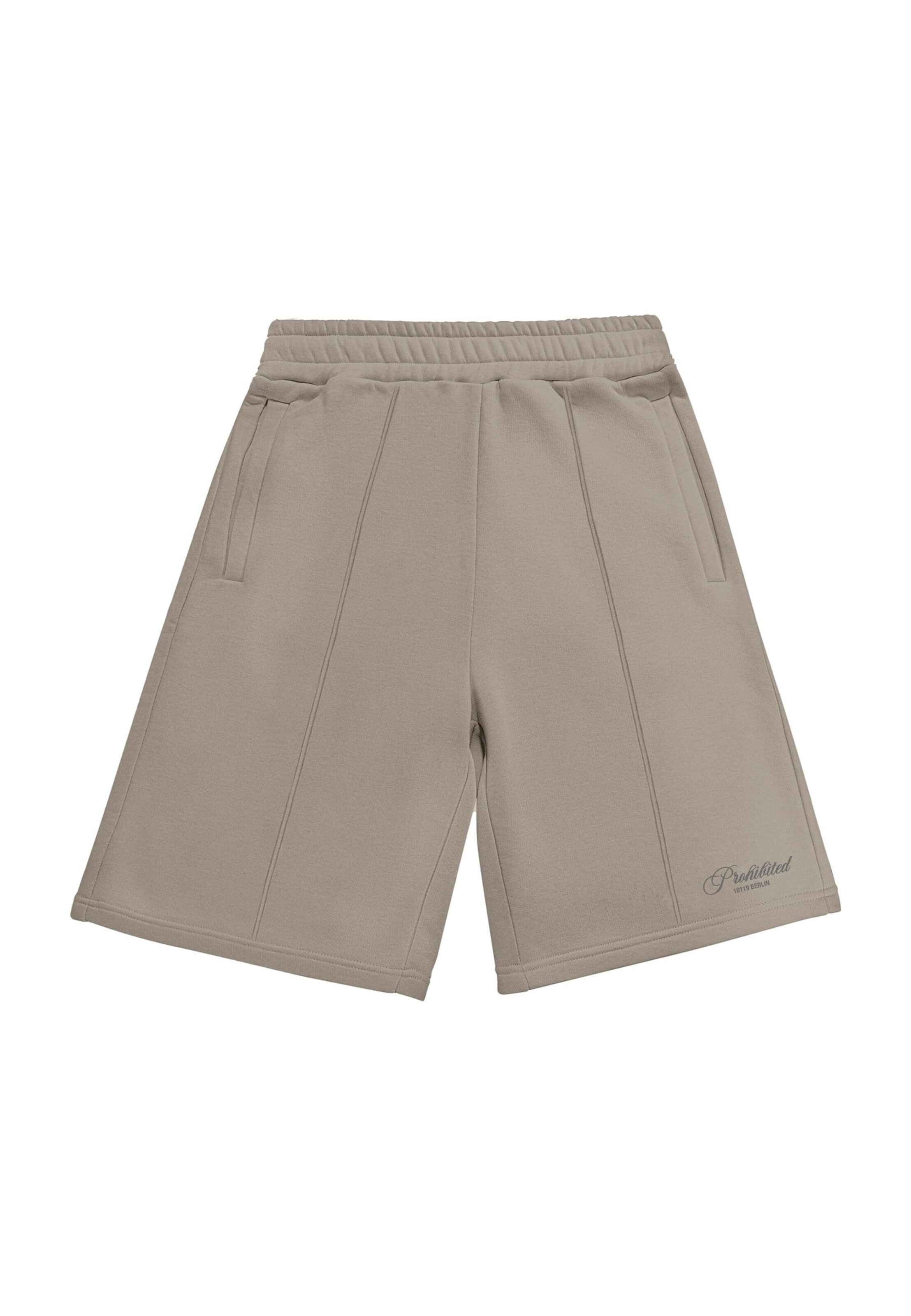 Prohibited Loosefit Kalhoty 'Hometown' – šedá: přední strana