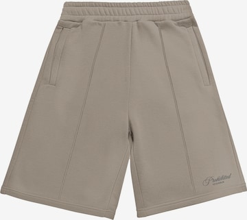 Loosefit Pantalon 'Hometown' Prohibited en gris : devant
