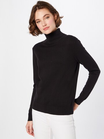 TOM TAILOR Sweater in Black: front