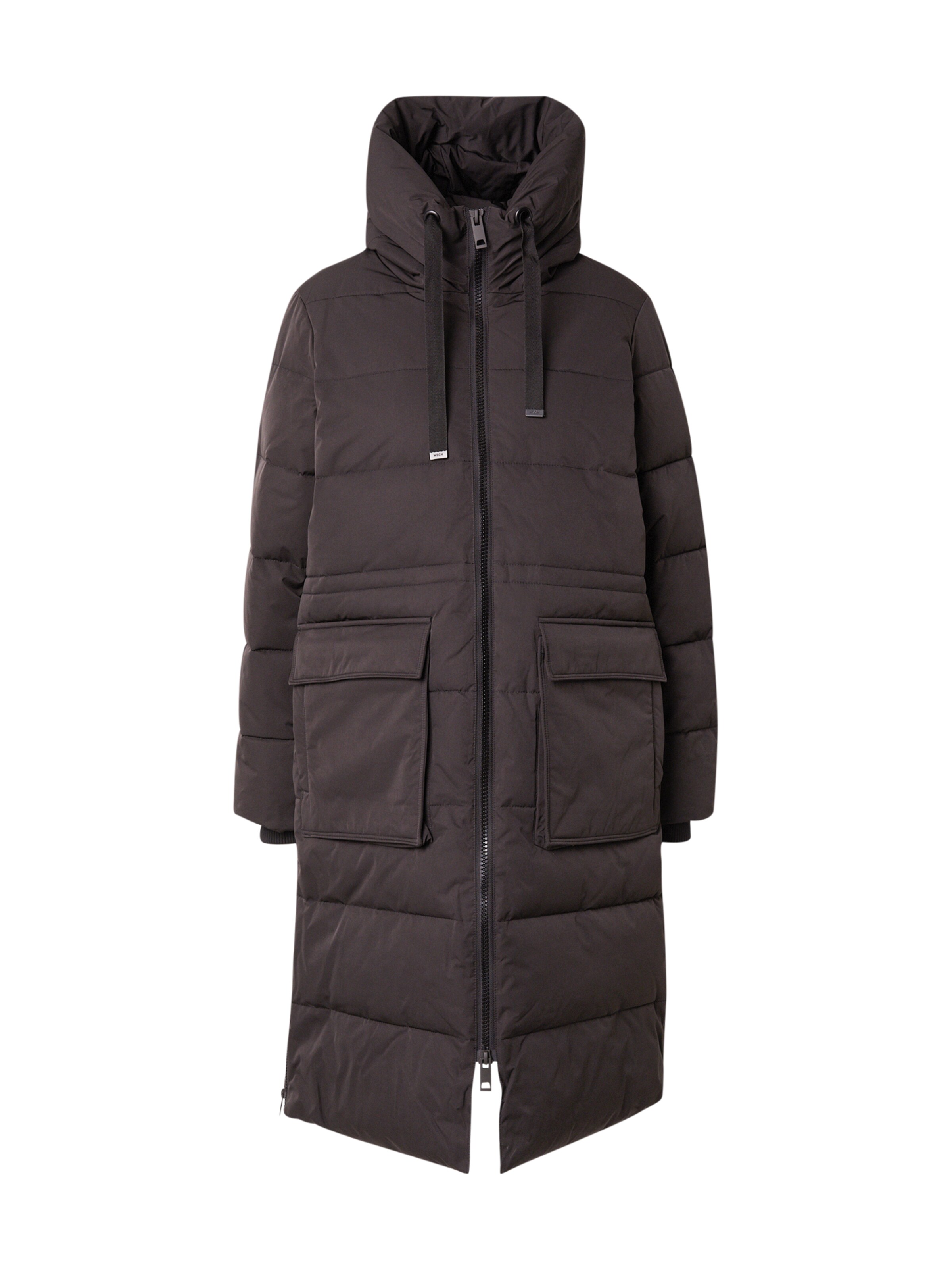 MSCH COPENHAGEN Talvemantel 'MSCHPavinaria', värv must: eest vaates