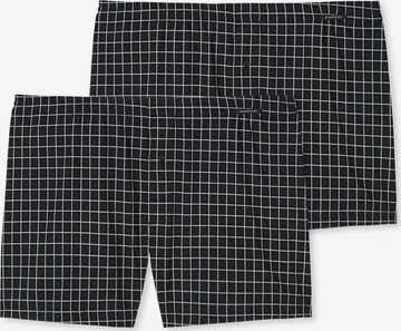 SCHIESSER Boxer shorts ' 2er-Pack ' in Black: front