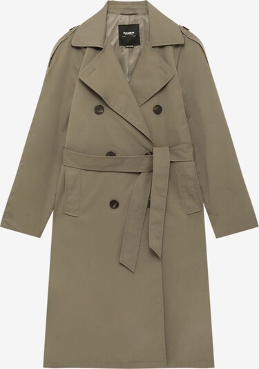 Pull&Bear Between-Seasons Coat in Khaki, Item view