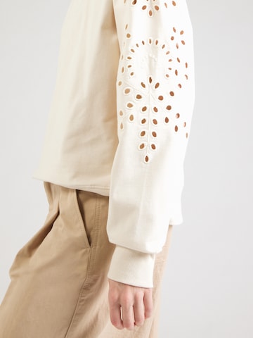 JDY Sweatshirt 'JDYJINNI' in Beige