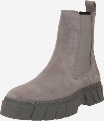 Apple of Eden Chelsea boots in Grijs: voorkant