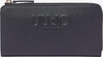 Portamonete 'ECS XL ZIP AROUND AA6285 ES029' di Liu Jo in nero: frontale