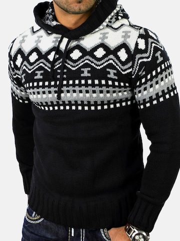 Reslad Pullover 'RS3013' in Schwarz: Vorderseite