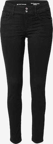 TOM TAILOR Skinny Jeans 'Alexa' in Zwart: voorkant