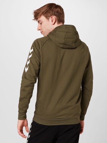 Hummel Athletic Zip-Up Hoodie in Green