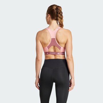 ADIDAS PERFORMANCE High neck Sports bra in Pink