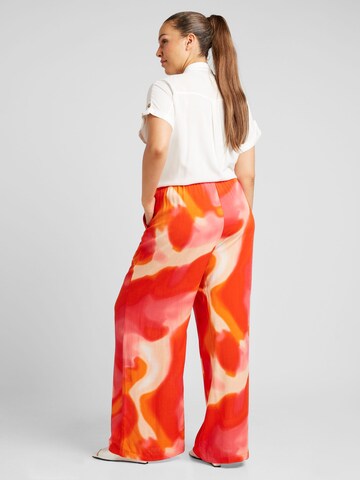 Wide Leg Pantalon 'Jade' Vero Moda Curve en rouge