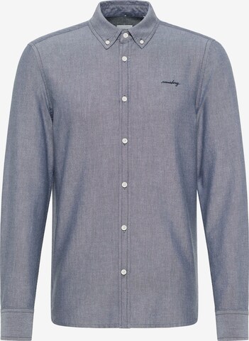 MUSTANG Button Up Shirt in Blue: front