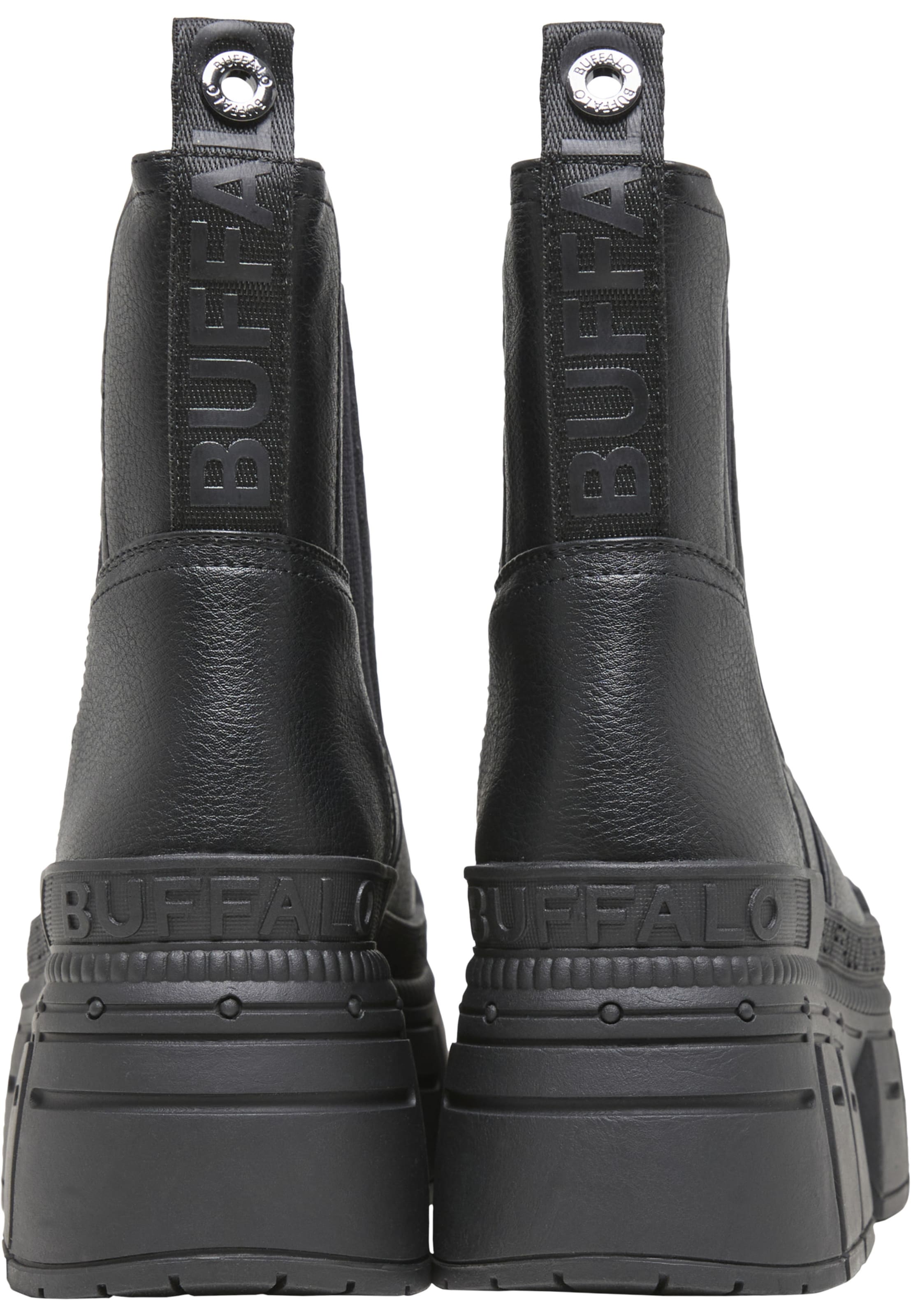 BUFFALO Chelsea boots 'Gospher' in Zwart