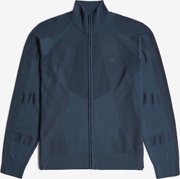 G-STAR Knit cardigan in Blue: front