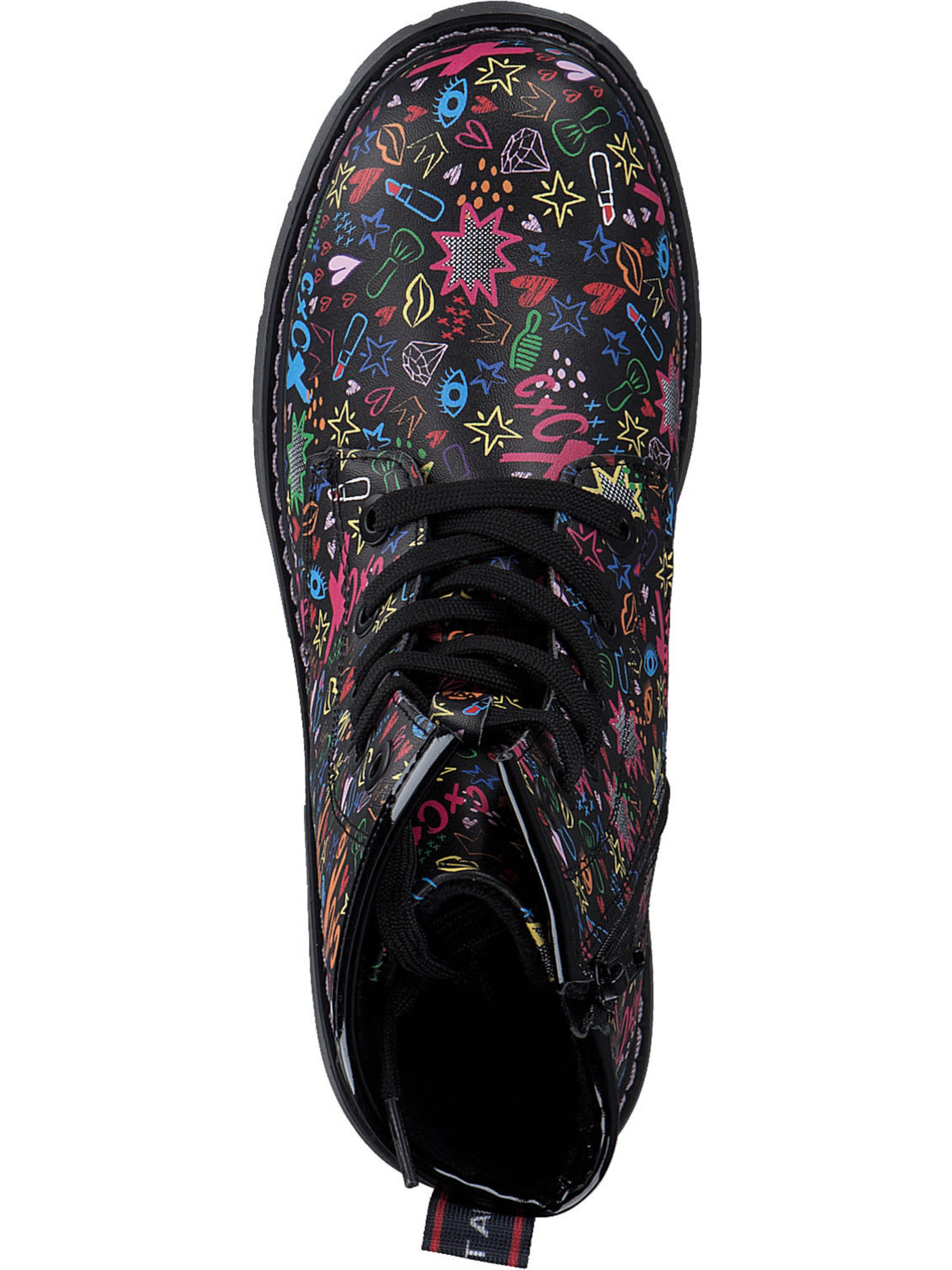 TOM TAILOR Kozačky – černá