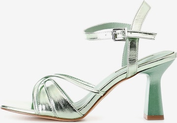 Sandales CAFè NOIR en vert : devant