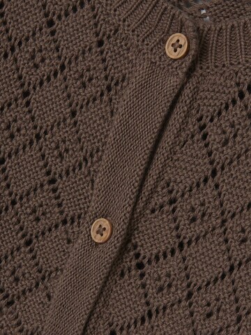 NAME IT Knit Cardigan in Brown