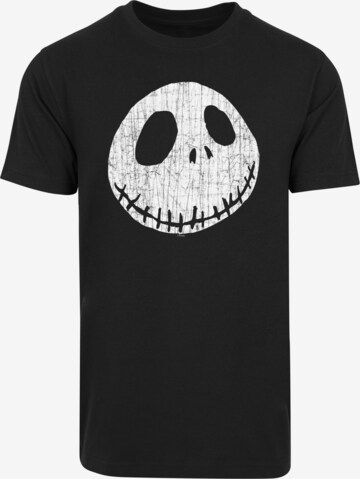 F4NT4STIC Shirt 'The Nightmare Before Christmas' in Zwart: voorkant