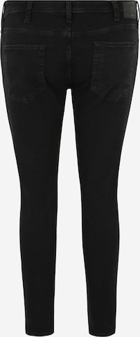 Jack & Jones Plus Slimfit Jeans 'LIAM ORIGINAL' in Zwart