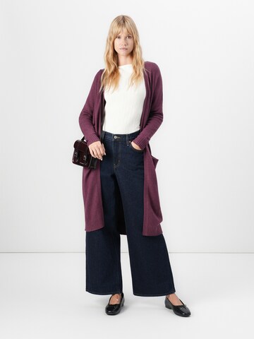 VILA Knit cardigan 'VIRil' in Purple