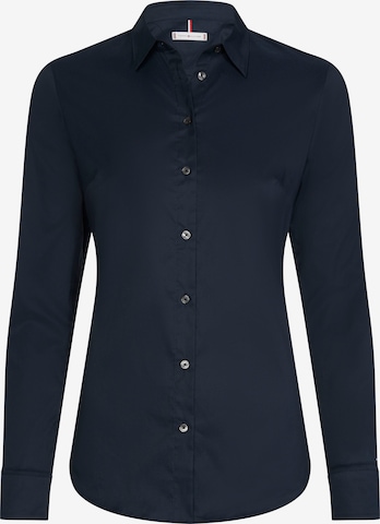 TOMMY HILFIGER Blouse 'Heritage' in Blauw: voorkant