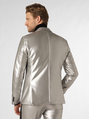 Finshley & Harding London Slim fit Suit Jacket ' Brixdon ' in Silver