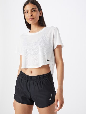 T-shirt fonctionnel 'One' NIKE en blanc : devant